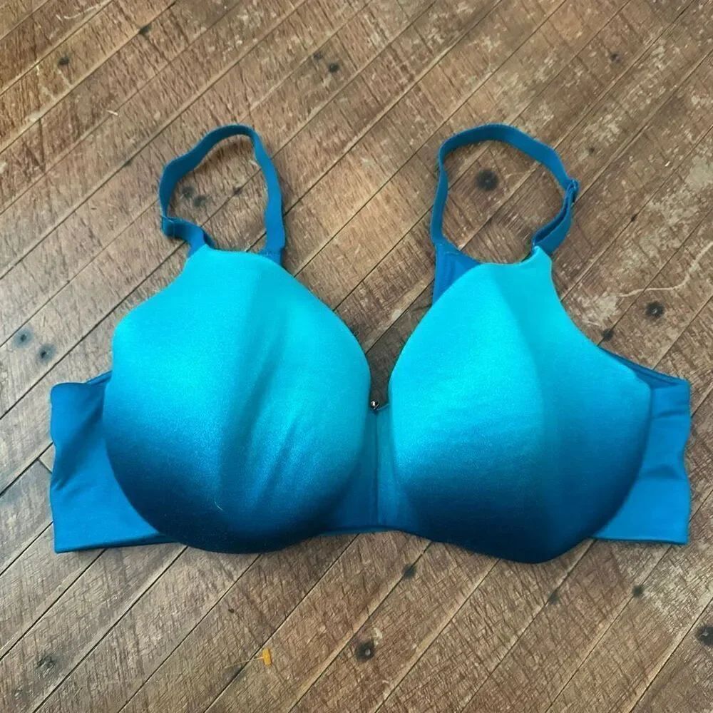 Cacique turquoise ombre 40DD  back smoothing balconette bra